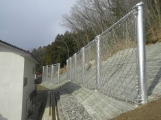 防護柵工事 下山田その1(河砂施設)
